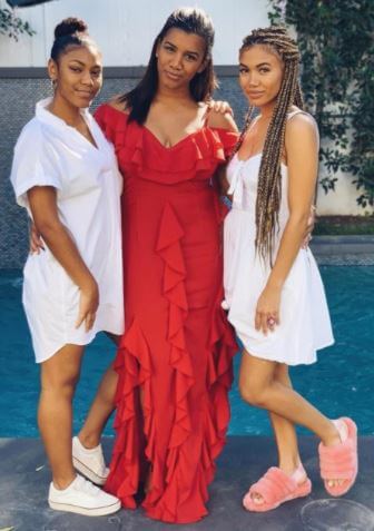Paige Hurd with her sisters.